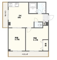 坂下町弥生マンションの物件間取画像